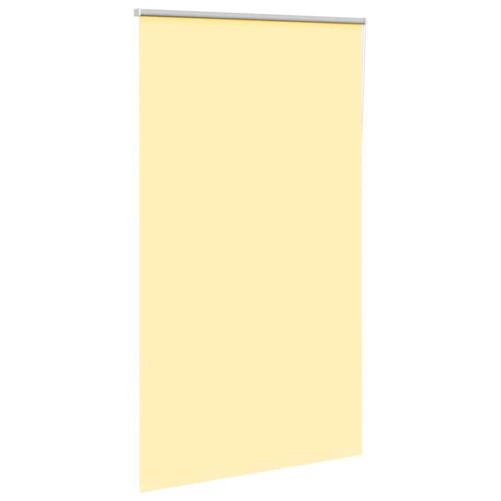 vidaXL Verdunkelungsrollo Gelb 130x230cm Stoffbreite 126,6cm Polyester