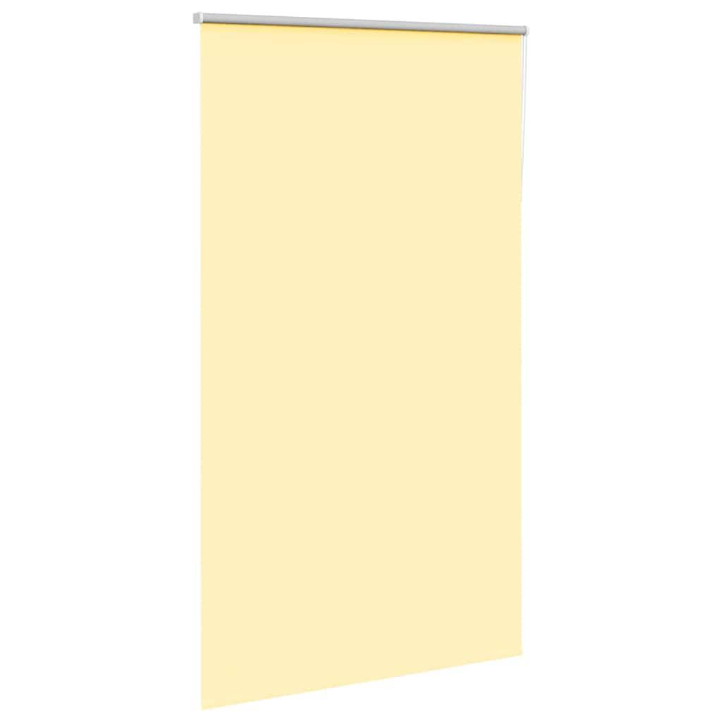 vidaXL Verdunkelungsrollo Gelb 135x210cm Stoffbreite 131,6cm Polyester