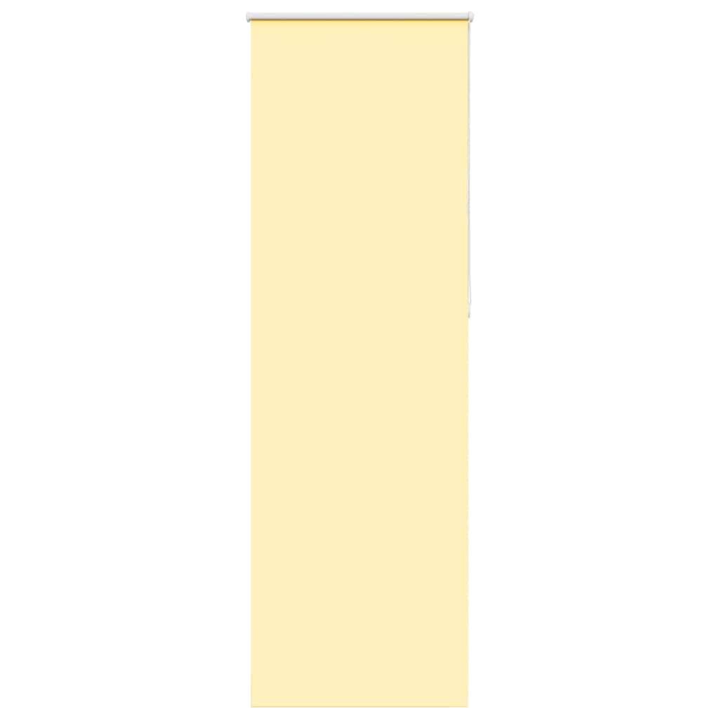 vidaXL Verdunkelungsrollo Gelb 65x210 cm Stoffbreite 60,7 cm Polyester