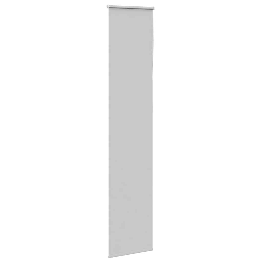 vidaXL Verdunkelungsrollo Hellgrau 40x230 cm Stoffbreite 35,7 cm