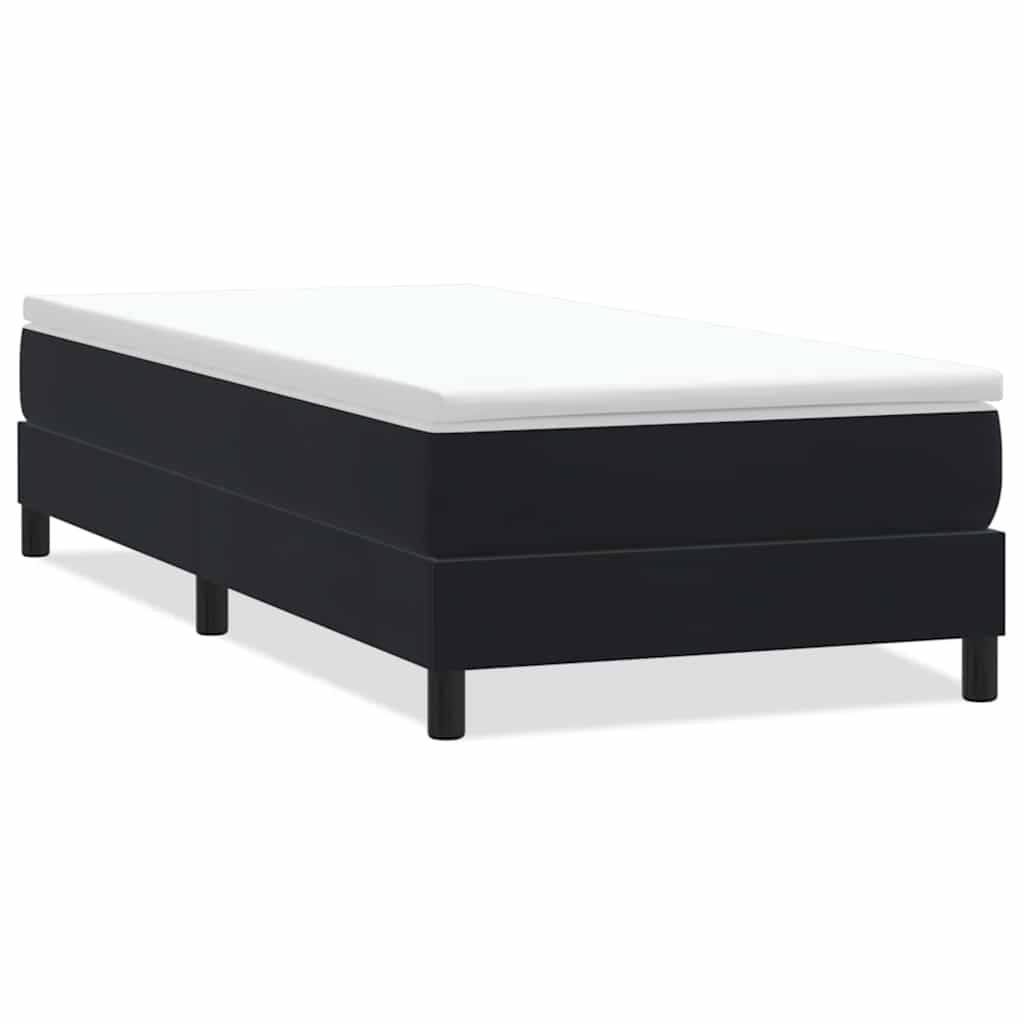 vidaXL Boxspringbett ohne Matratze Schwarz 80x220 cm Samt