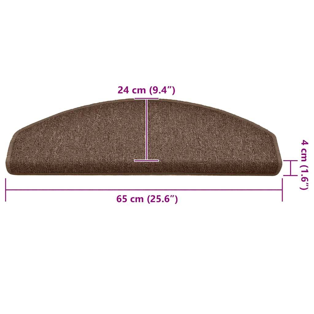 vidaXL Stufenmatten 30 Stk. Braun 65x24x4 cm