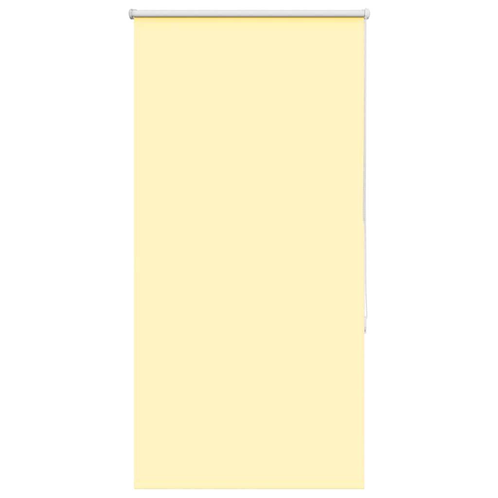 vidaXL Verdunkelungsrollo Gelb 80x130 cm Stoffbreite 75,7 cm Polyester