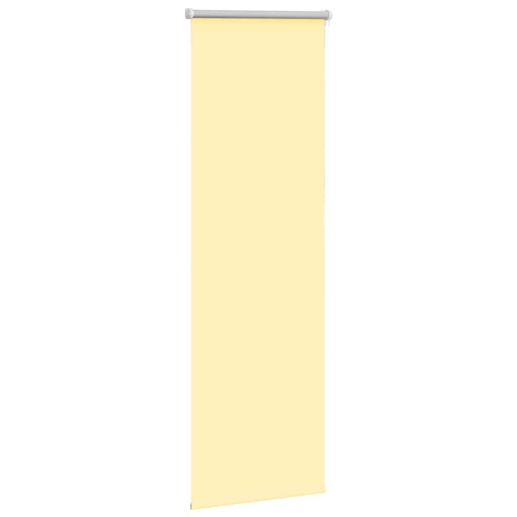 vidaXL Verdunkelungsrollo Gelb 45x130 cm Stoffbreite 40,7 cm Polyester
