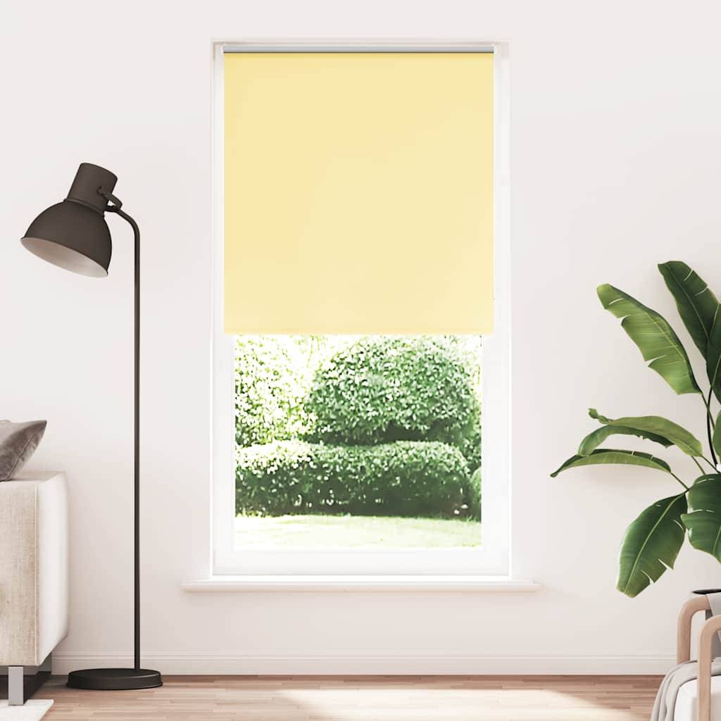 vidaXL Verdunkelungsrollo Gelb 115x230cm Stoffbreite 110,7cm Polyester
