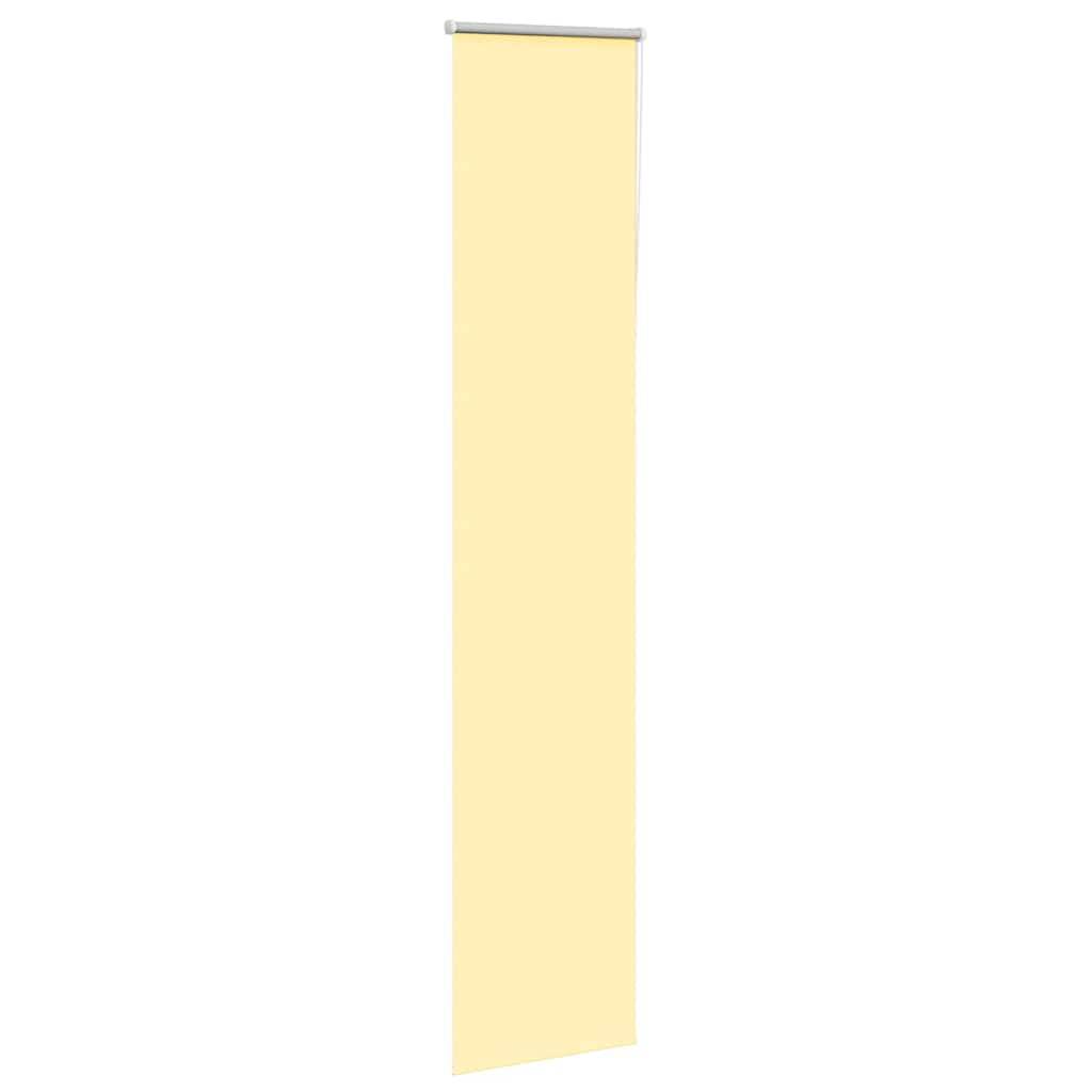 vidaXL Verdunkelungsrollo Gelb 60x210 cm Stoffbreite 55,7 cm Polyester