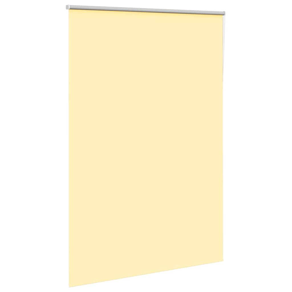 vidaXL Verdunkelungsrollo Gelb 150x210cm Stoffbreite 146,6cm Polyester