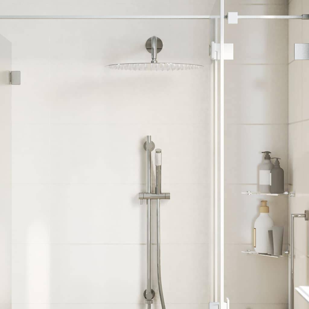 vidaXL Regenbrause Edelstahl 304 40 cm Rund