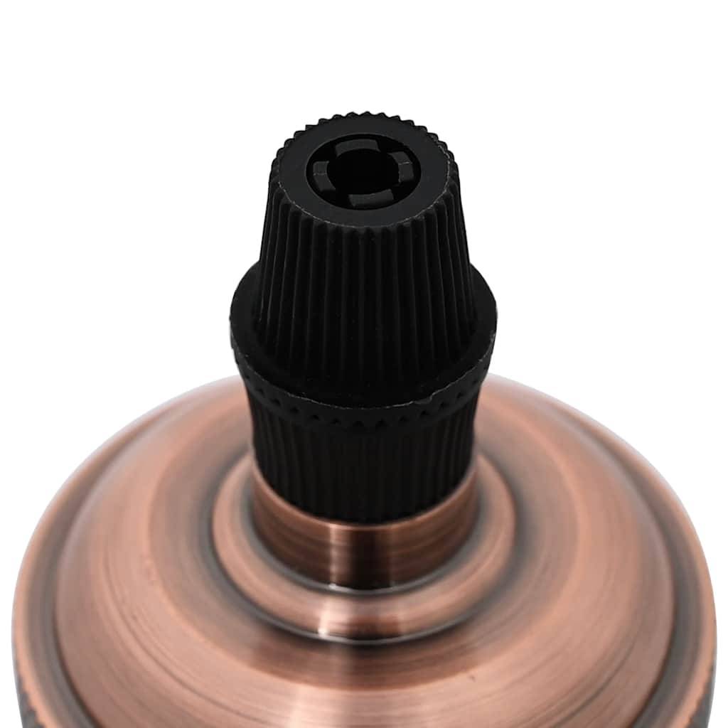 vidaXL Lampenfassungen 2 Stk. Rot-Bronze E27