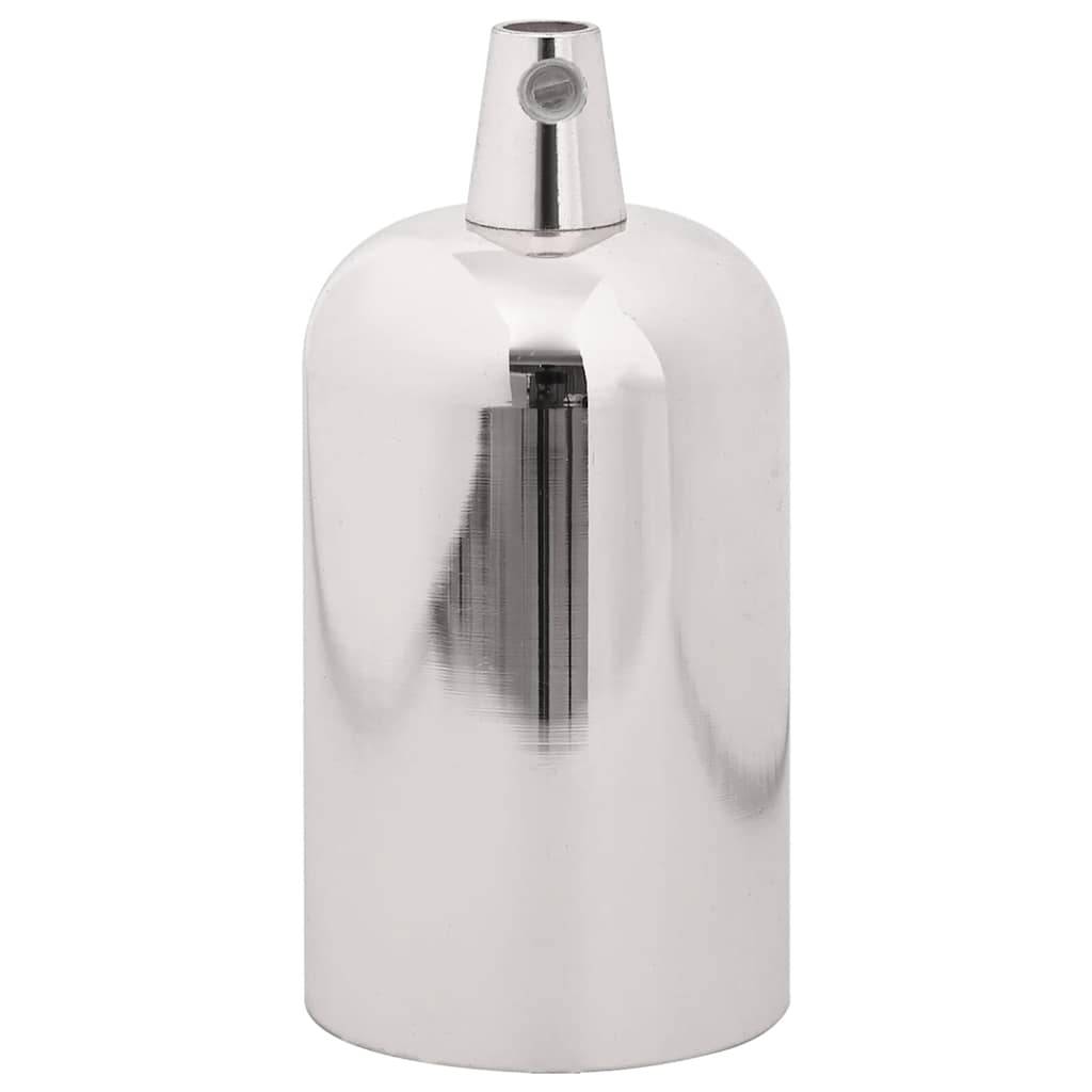 vidaXL Lampenfassungen 2 Stk. Satin-Nickel E27