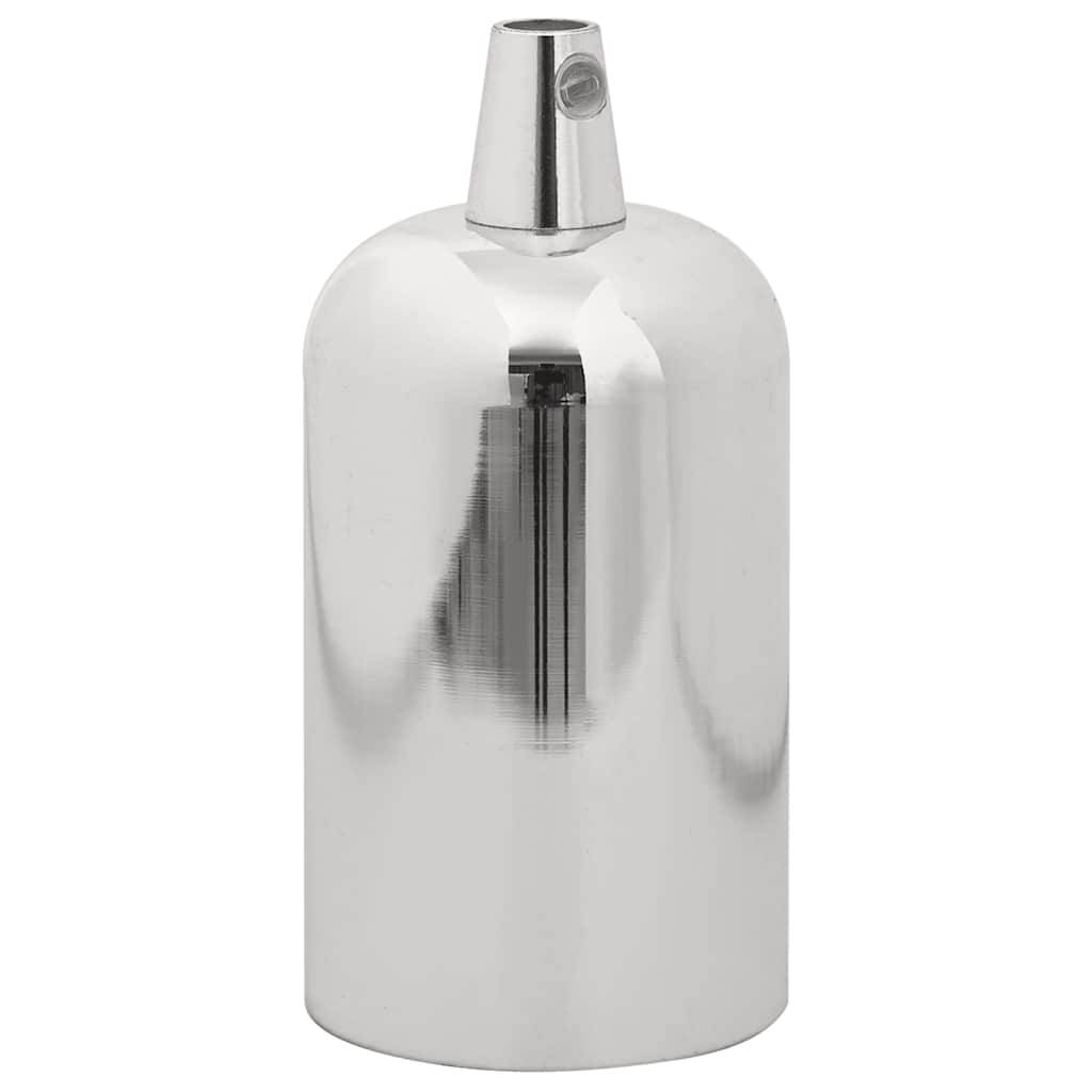 vidaXL Lampenfassungen 2 Stk. Satin-Nickel E27