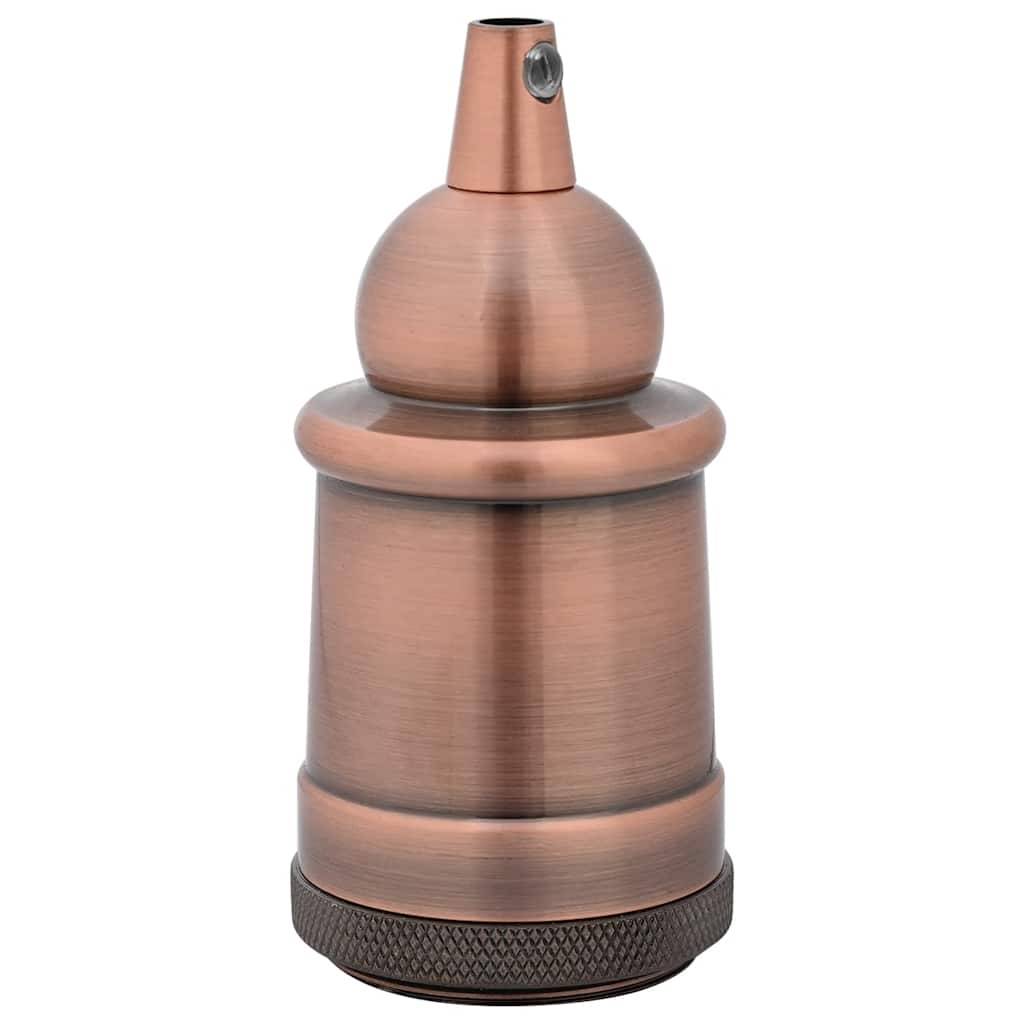 vidaXL Lampenfassungen 2 Stk. Rot-Bronze E27