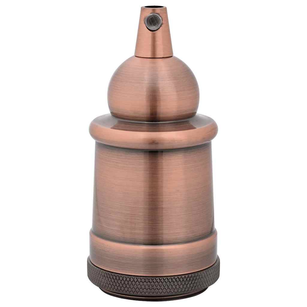 vidaXL Lampenfassungen 2 Stk. Rot-Bronze E27