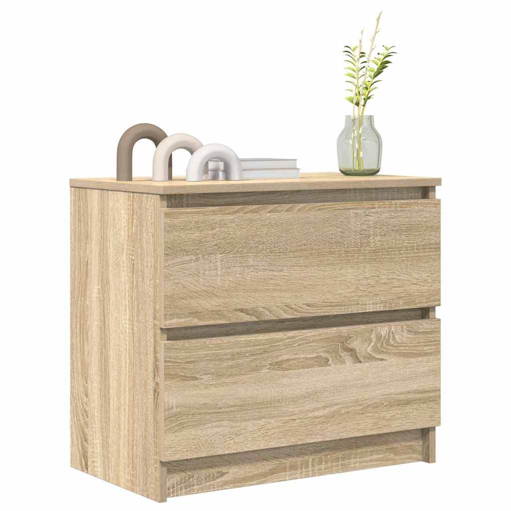 vidaXL TV-Schrank Sonoma-Eiche 60x35x54 cm Holzwerkstoff