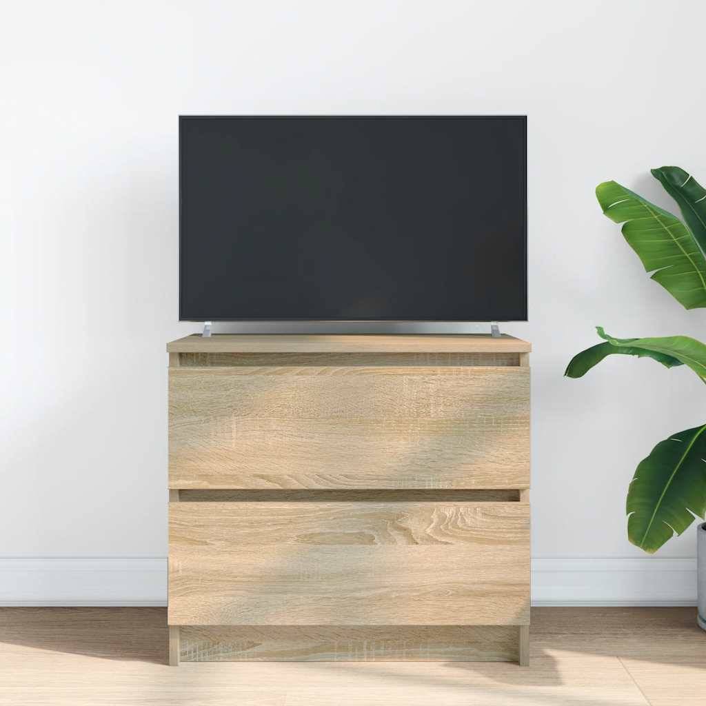 vidaXL TV-Schrank Sonoma-Eiche 60x35x54 cm Holzwerkstoff