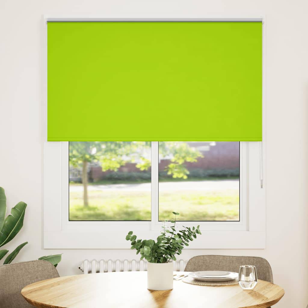 vidaXL Verdunkelungsrollo Grün 125x130cm Stoffbreite 121,6cm Polyester