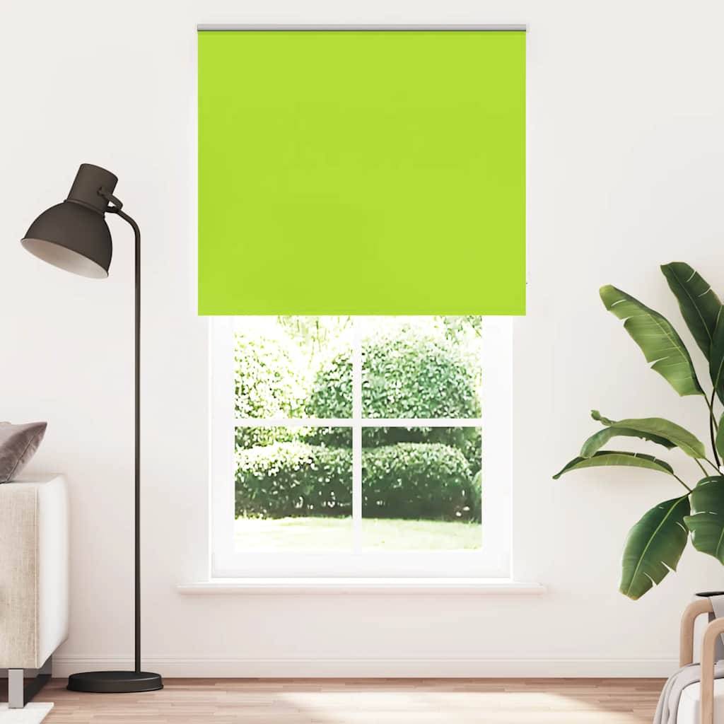 vidaXL Verdunkelungsrollo Grün 140x230cm Stoffbreite 136,6cm Polyester