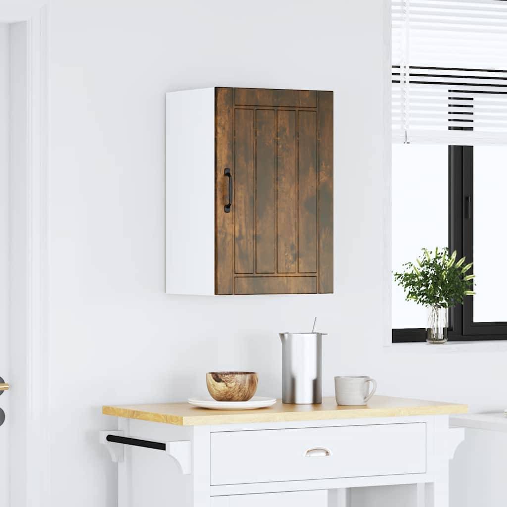 vidaXL Küchen-Hängeschrank Lucca Räuchereiche Holzwerkstoff