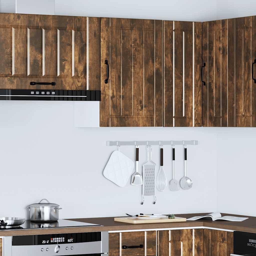 vidaXL Küchen-Hängeschrank Lucca Räuchereiche Holzwerkstoff