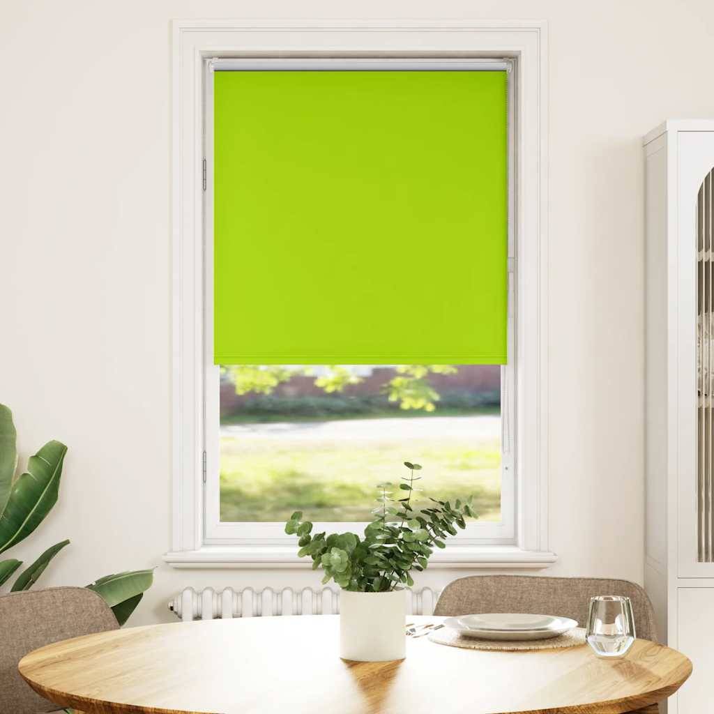 vidaXL Verdunkelungsrollo Grün 80x150 cm Stoffbreite 75,7 cm Polyester