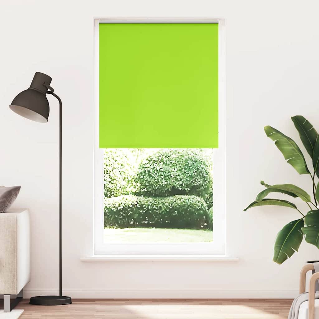 vidaXL Verdunkelungsrollo Grün 105x210cm Stoffbreite 100,7cm Polyester