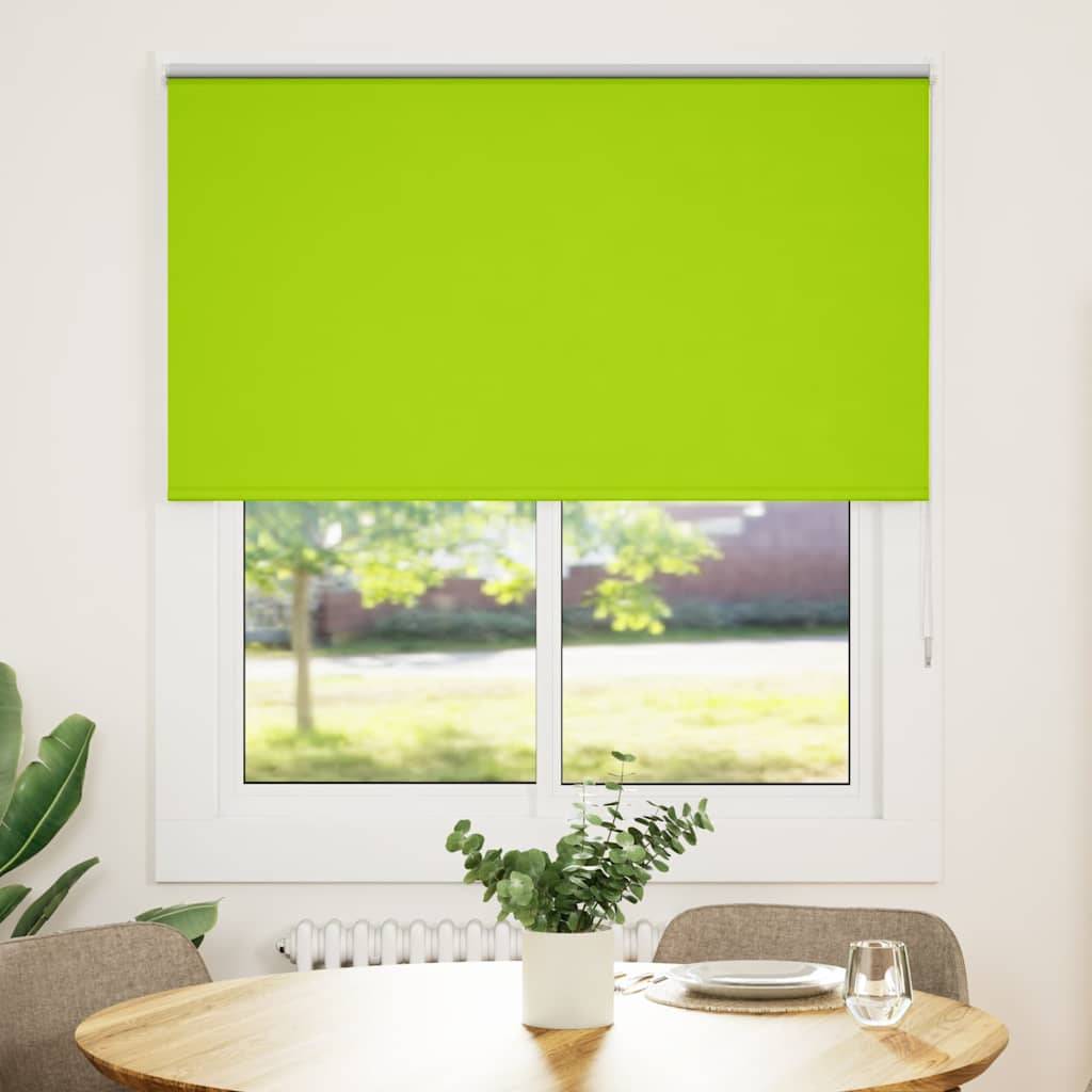 vidaXL Verdunkelungsrollo Grün 125x150cm Stoffbreite 121,6cm Polyester