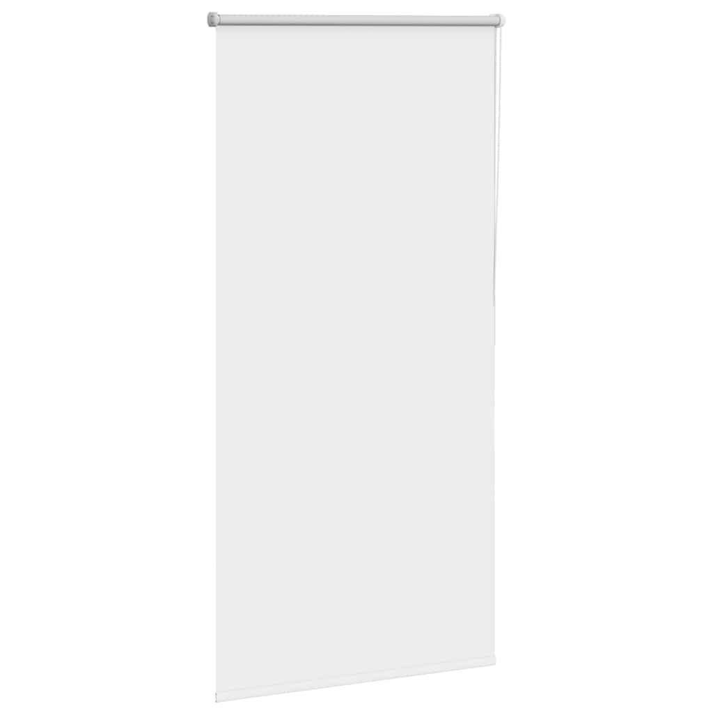 vidaXL Verdunkelungsrollo Weiß 80x150cm Stoffbreite 75,7 cm Polyester