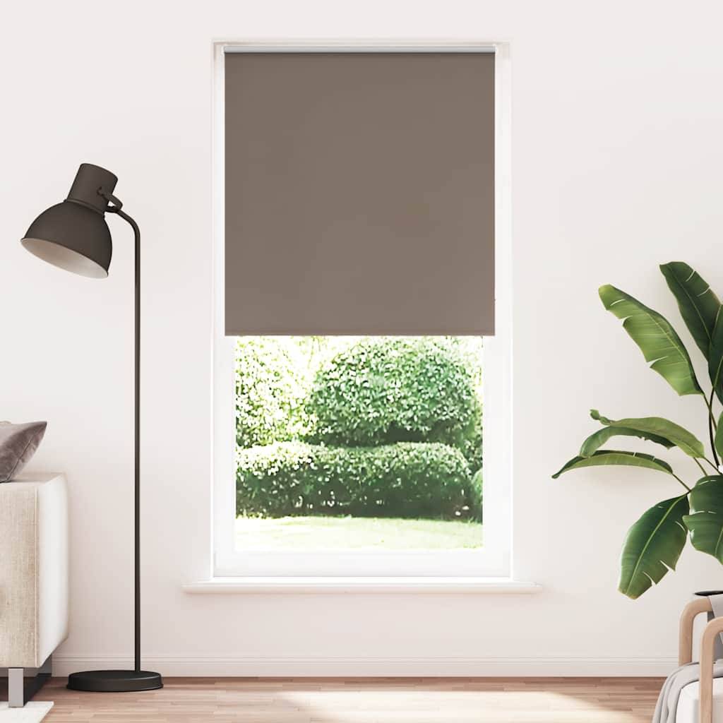 vidaXL Verdunkelungsrollo Kaffeebraun 90x230 cm Stoffbreite 85,7 cm