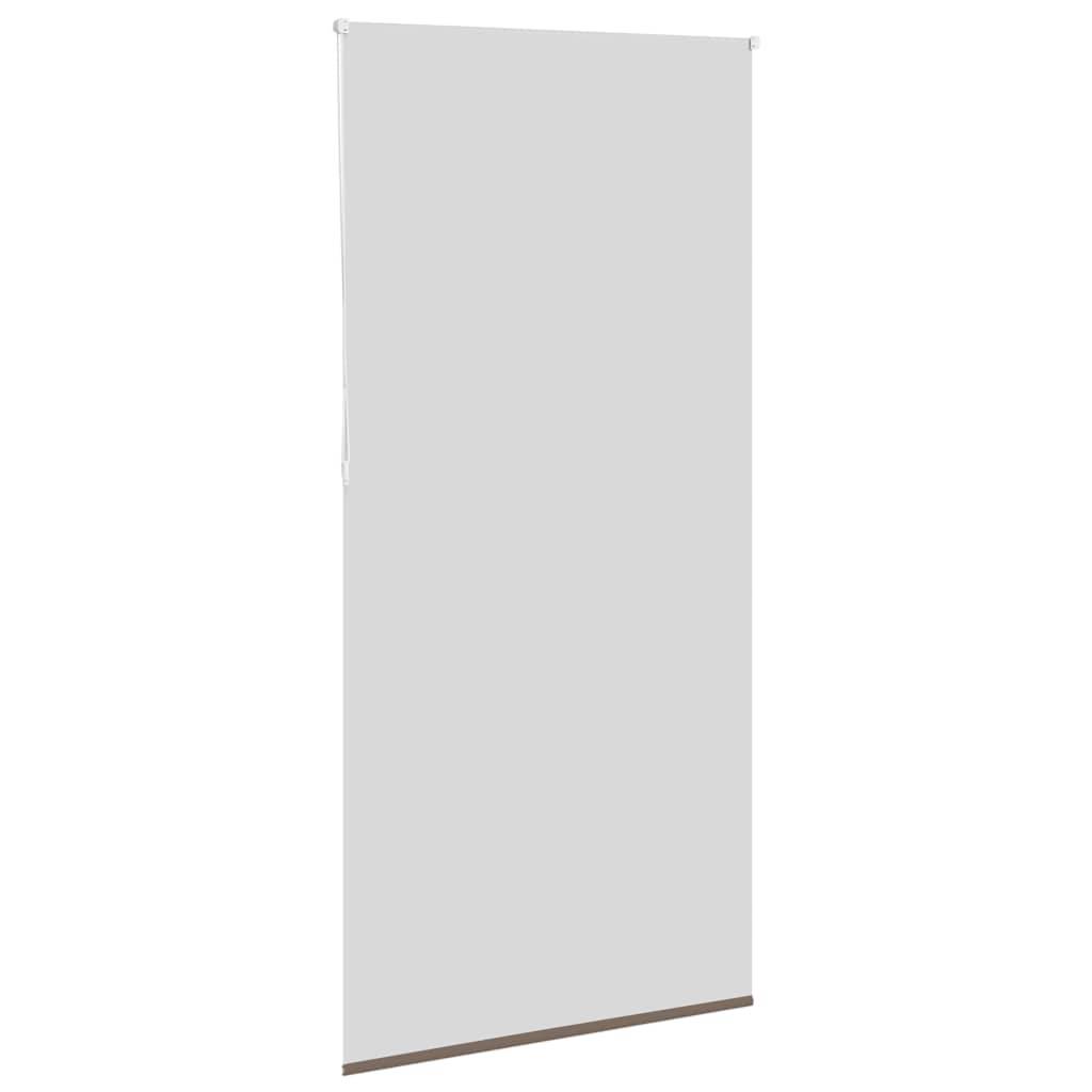 vidaXL Verdunkelungsrollo Kaffeebraun 90x230 cm Stoffbreite 85,7 cm
