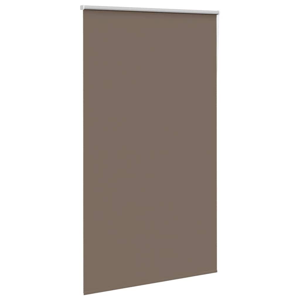 vidaXL Verdunkelungsrollo Kaffeebraun 125x230 cm Stoffbreite 121,6 cm