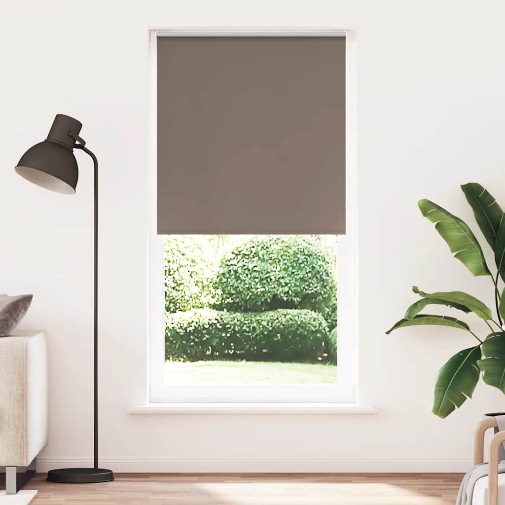 vidaXL Verdunkelungsrollo Kaffeebraun 110x230 cm Stoffbreite 105,7 cm