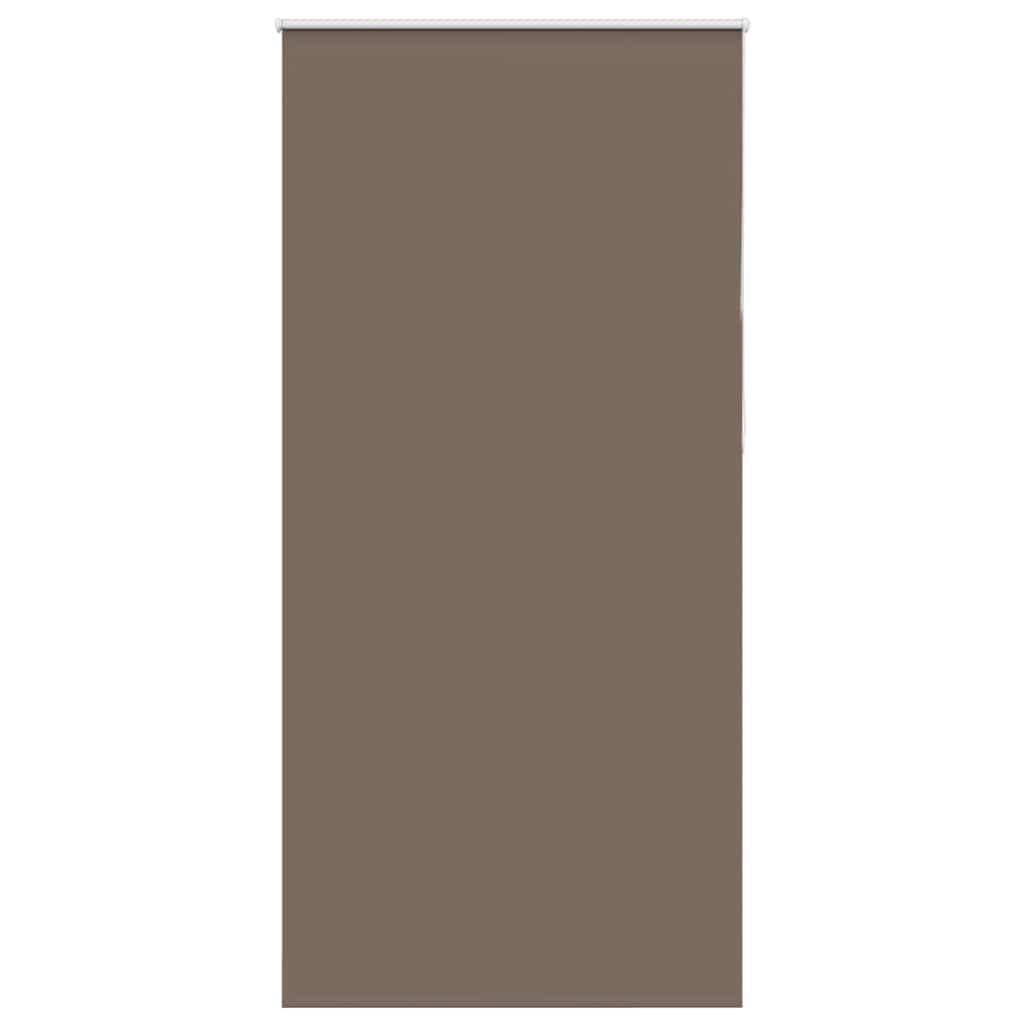 vidaXL Verdunkelungsrollo Kaffeebraun 90x230 cm Stoffbreite 85,7 cm