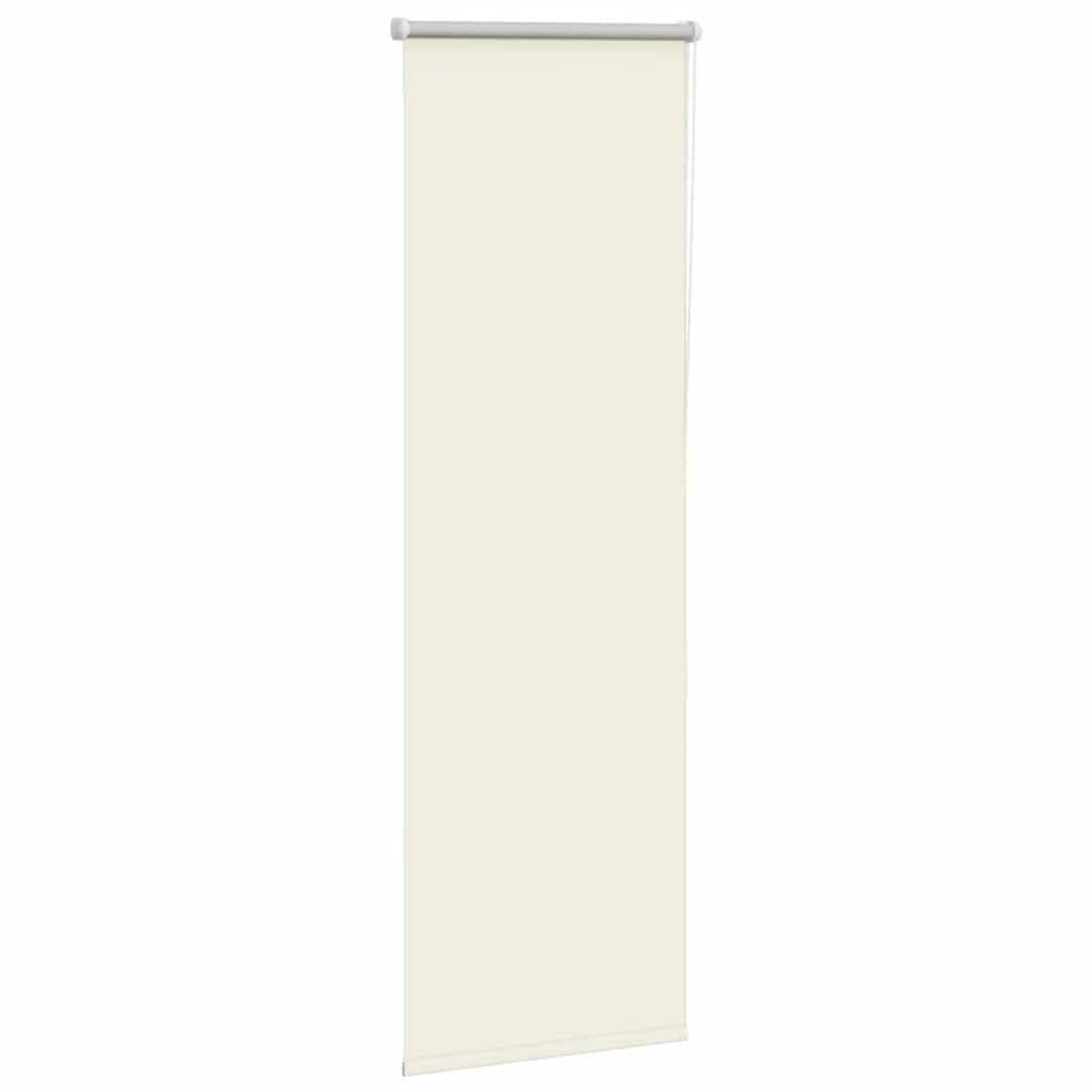 vidaXL Verdunkelungsrollo Cremeweiß 60x130cm Stoffbreite 55,7 cm
