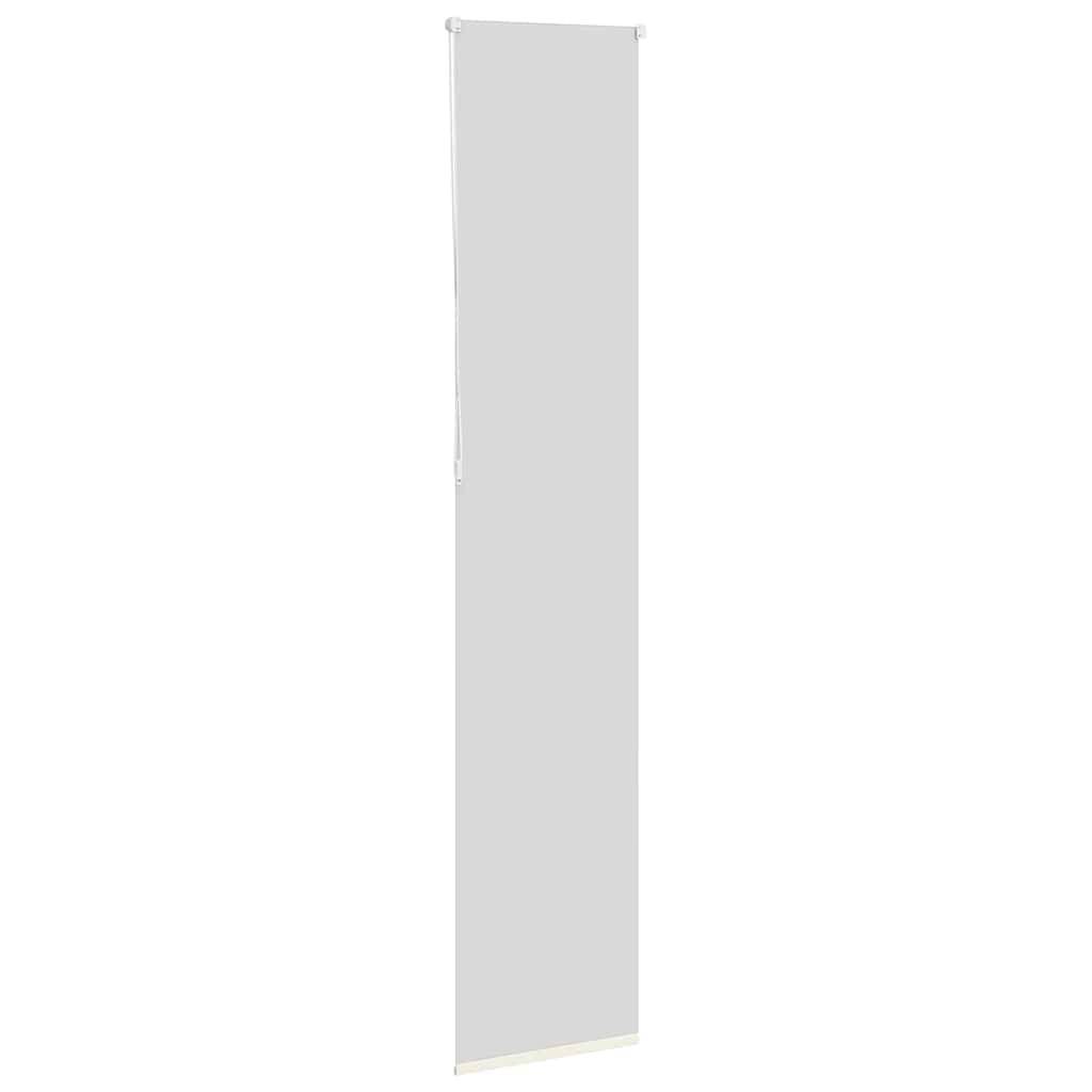 vidaXL Verdunkelungsrollo Cremeweiß 45x210cm Stoffbreite 40,7 cm