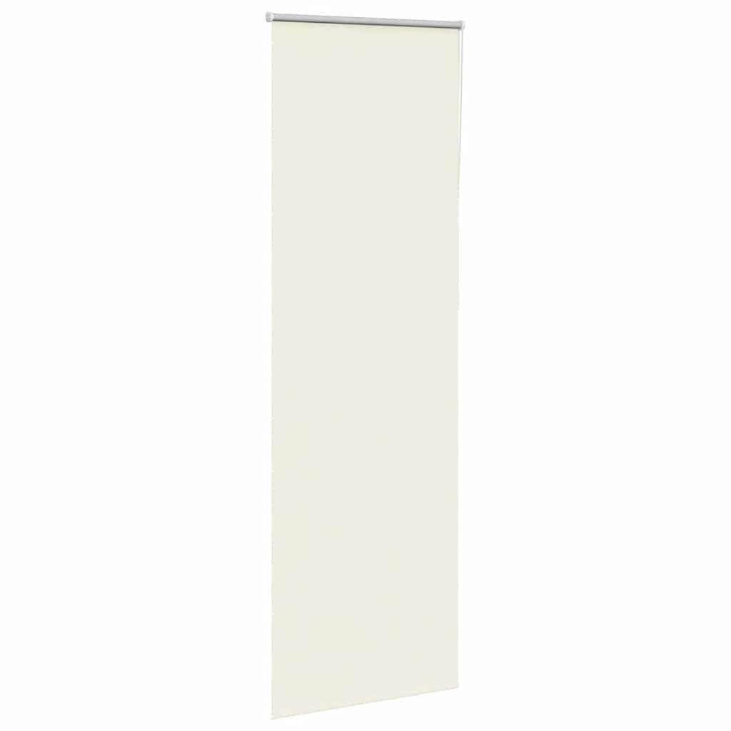 vidaXL Verdunkelungsrollo Cremeweiß 80x210cm Stoffbreite 75,7 cm