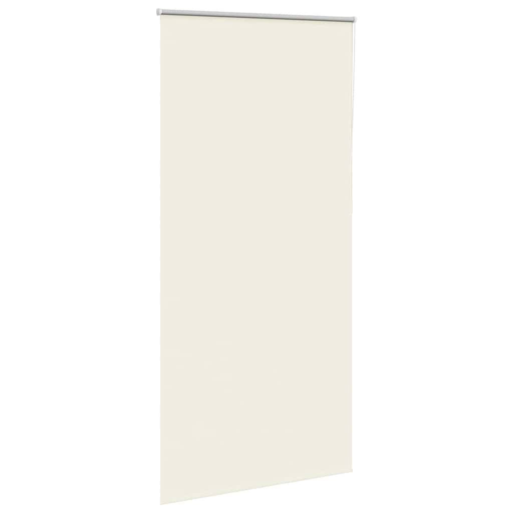 vidaXL Verdunkelungsrollo Cremeweiß 105x230cm Stoffbreite 100,7cm