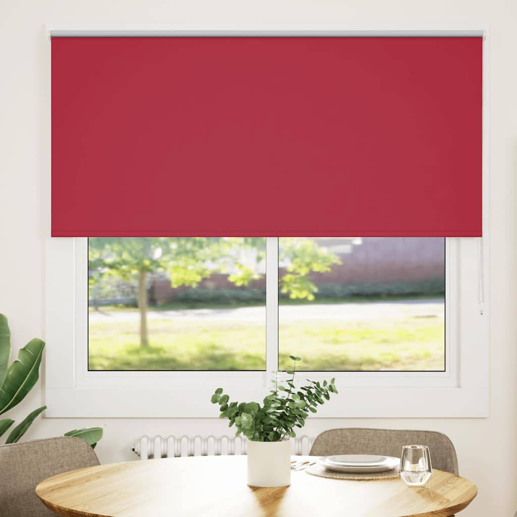 vidaXL Verdunkelungsrollo Rot 160x150cm Stoffbreite 156,6cm Polyester