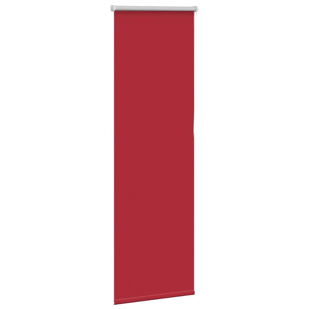 vidaXL Verdunkelungsrollo Rot 55x150 cm Stoffbreite 50,7 cm Polyester