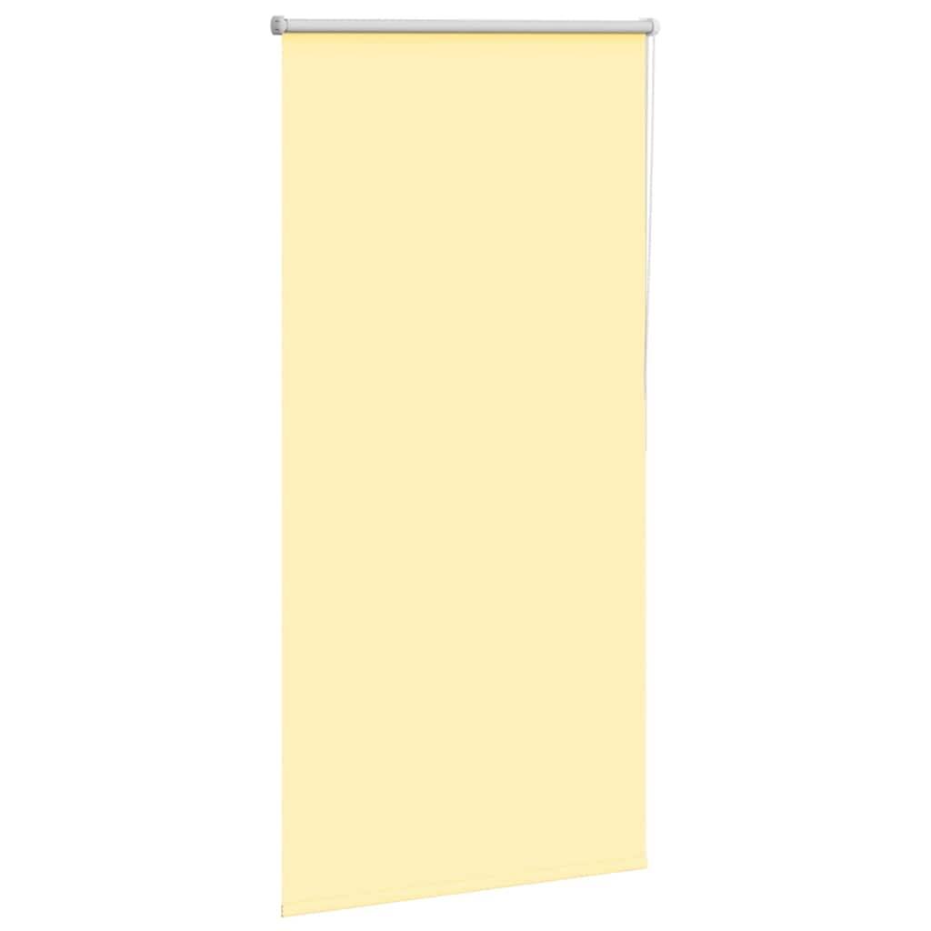 vidaXL Verdunkelungsrollo Gelb 80x130 cm Stoffbreite 75,7 cm Polyester