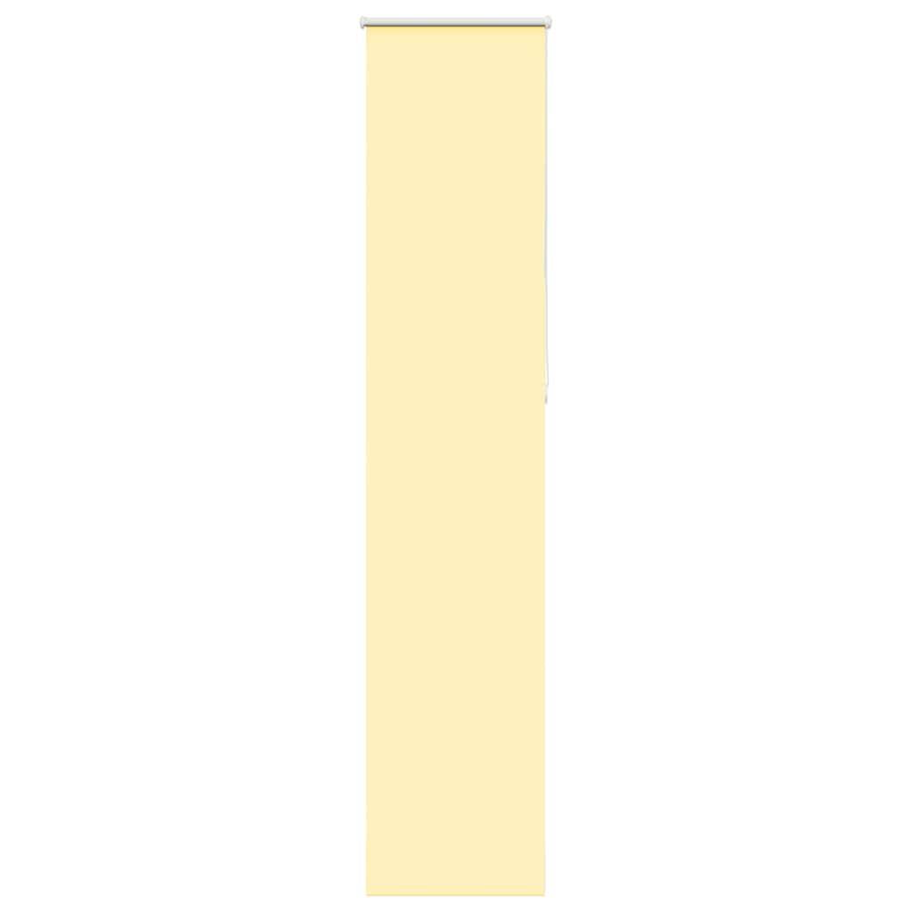 vidaXL Verdunkelungsrollo Gelb 50x210 cm Stoffbreite 45,7 cm Polyester