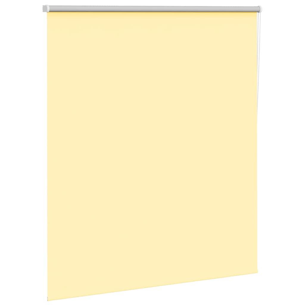 vidaXL Verdunkelungsrollo Gelb 135x150cm Stoffbreite 131,6cm Polyester