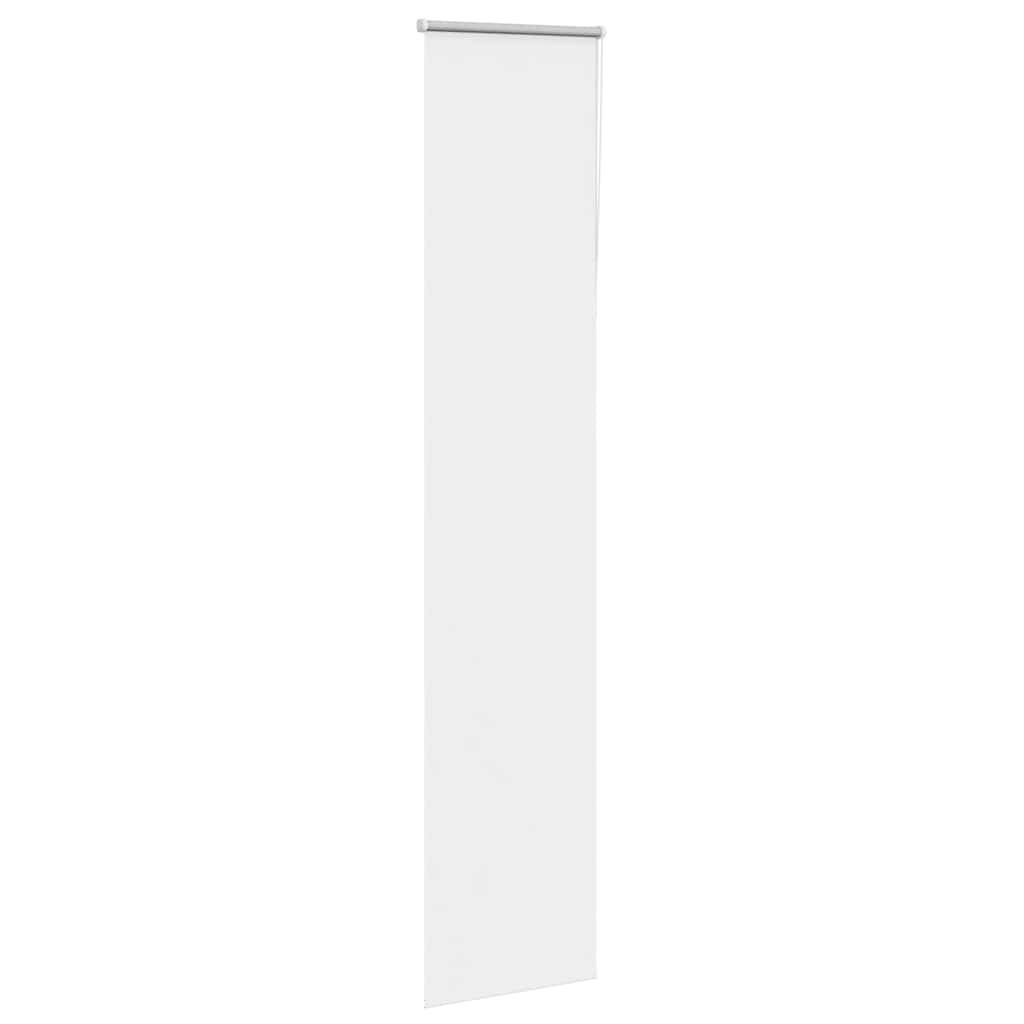 vidaXL Verdunkelungsrollo Weiß 60x210cm Stoffbreite 55,7 cm Polyester