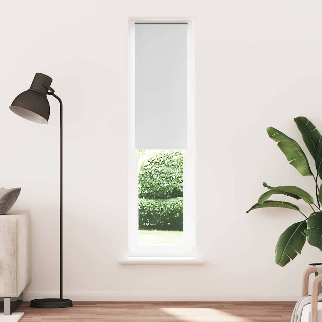 vidaXL Verdunkelungsrollo Weiß 60x210cm Stoffbreite 55,7 cm Polyester