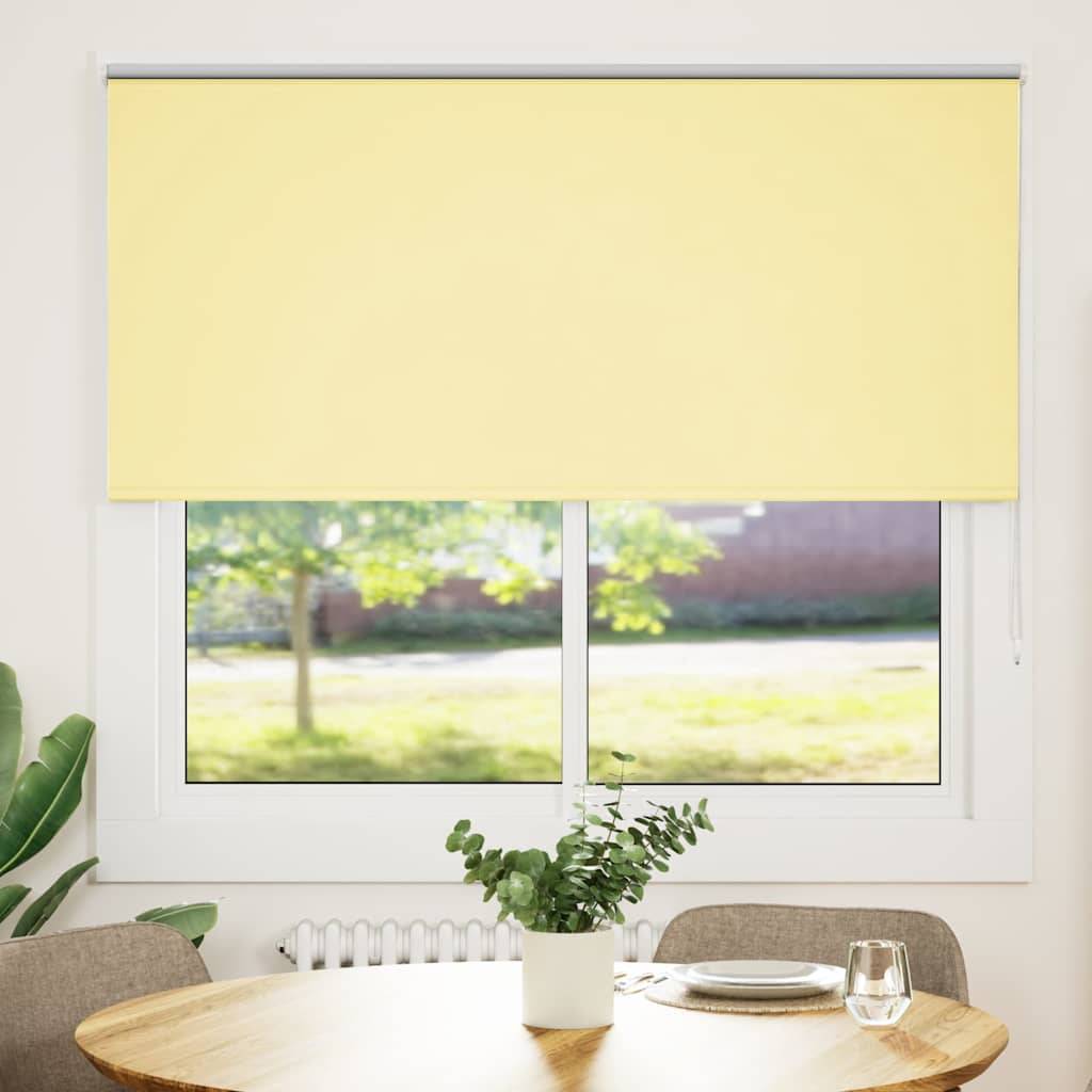 vidaXL Verdunkelungsrollo Gelb 155x130cm Stoffbreite 151,6cm Polyester