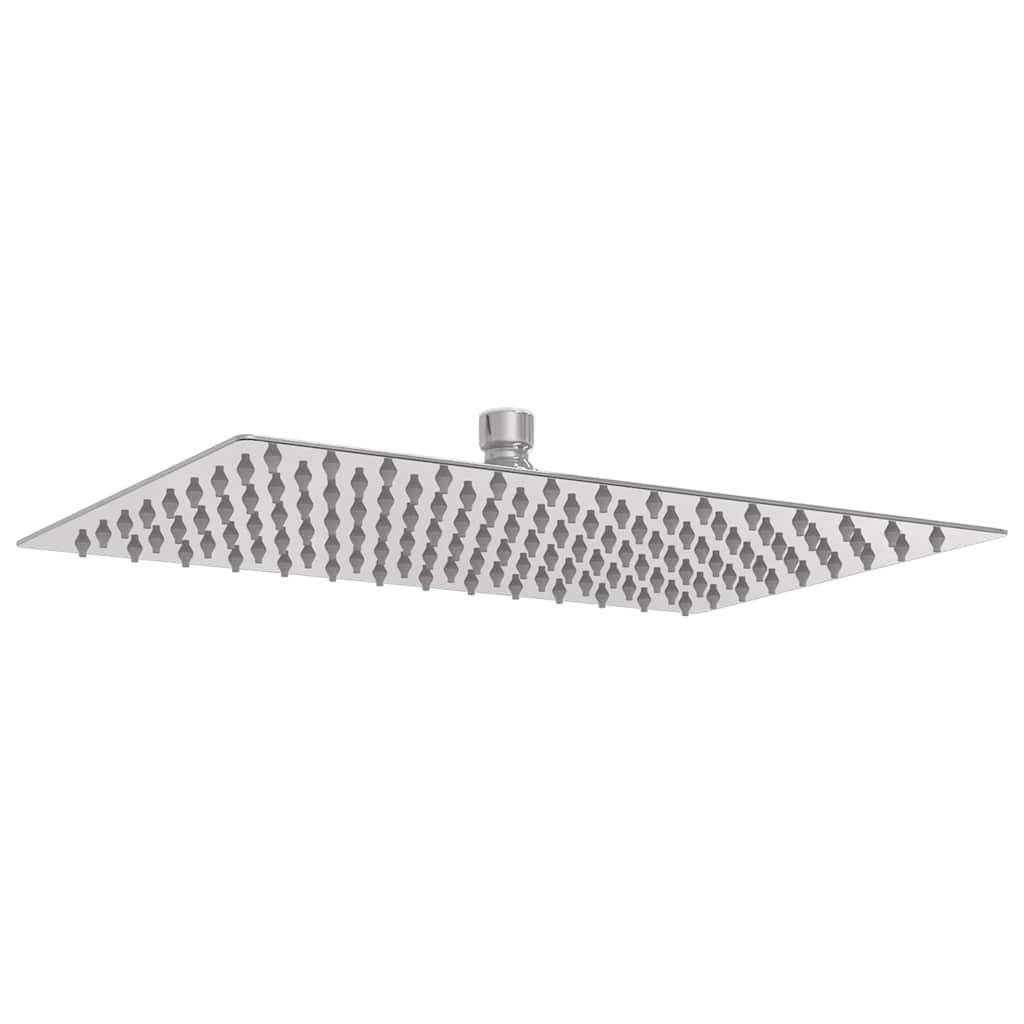 vidaXL Regenbrause Edelstahl 304 30x20 cm Rechteckig