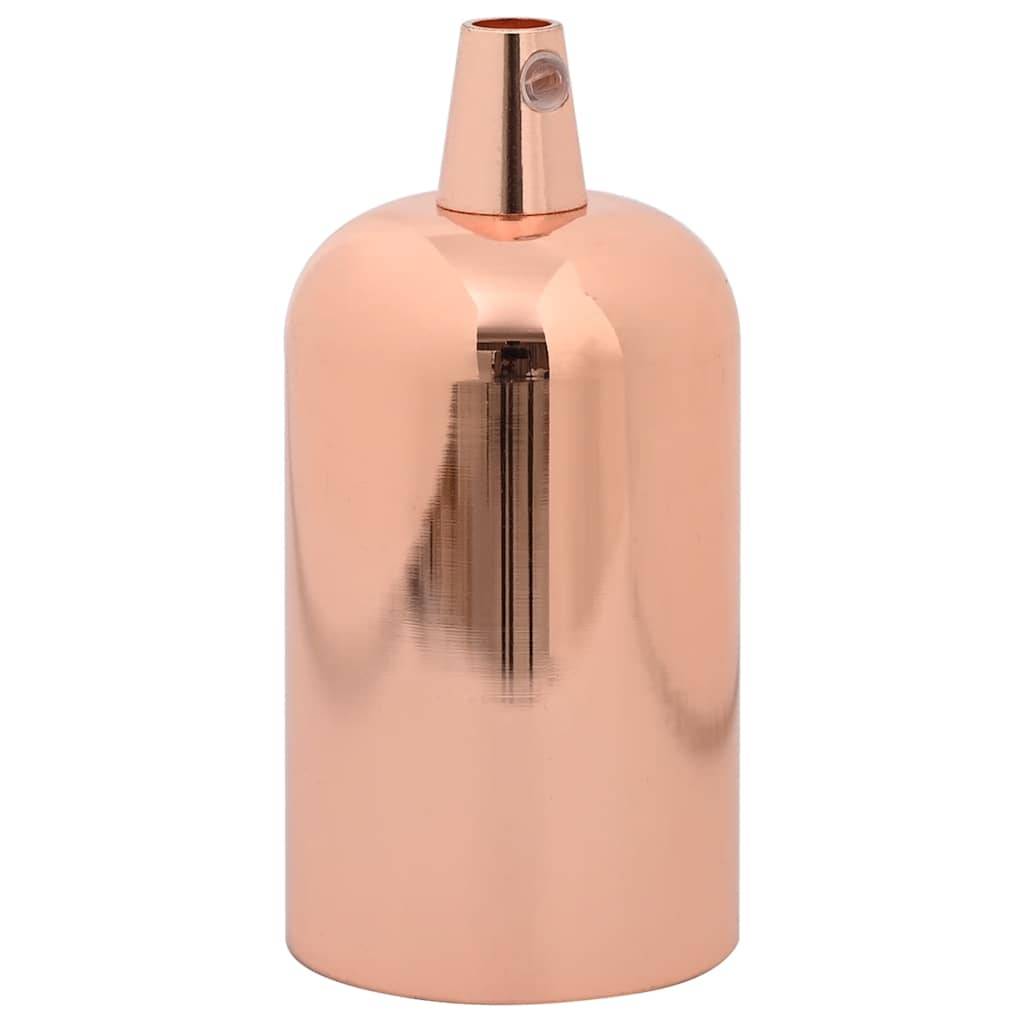 vidaXL Lampenfassungen 2 Stk. Rosegold E27