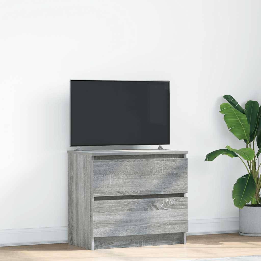 vidaXL TV-Schrank Grau Sonoma 60x35x54 cm Holzwerkstoff