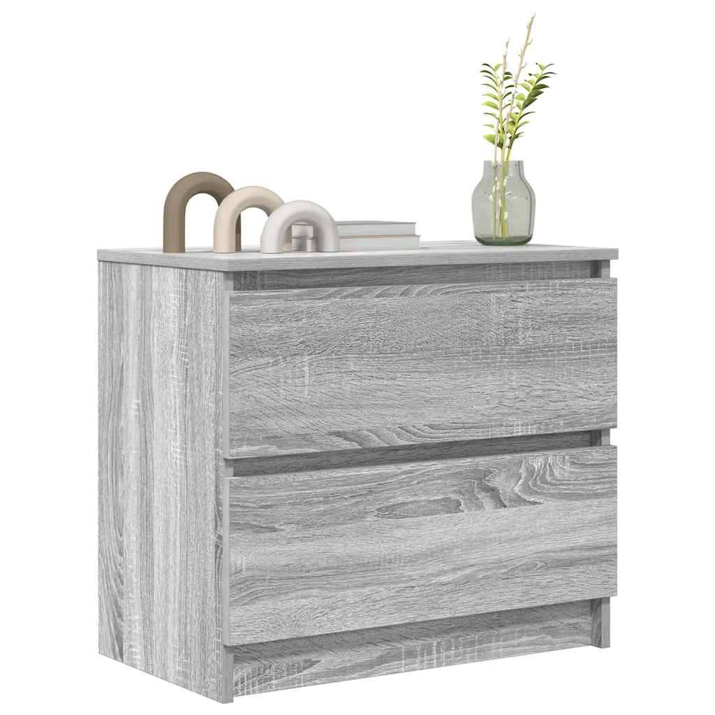 vidaXL TV-Schrank Grau Sonoma 60x35x54 cm Holzwerkstoff