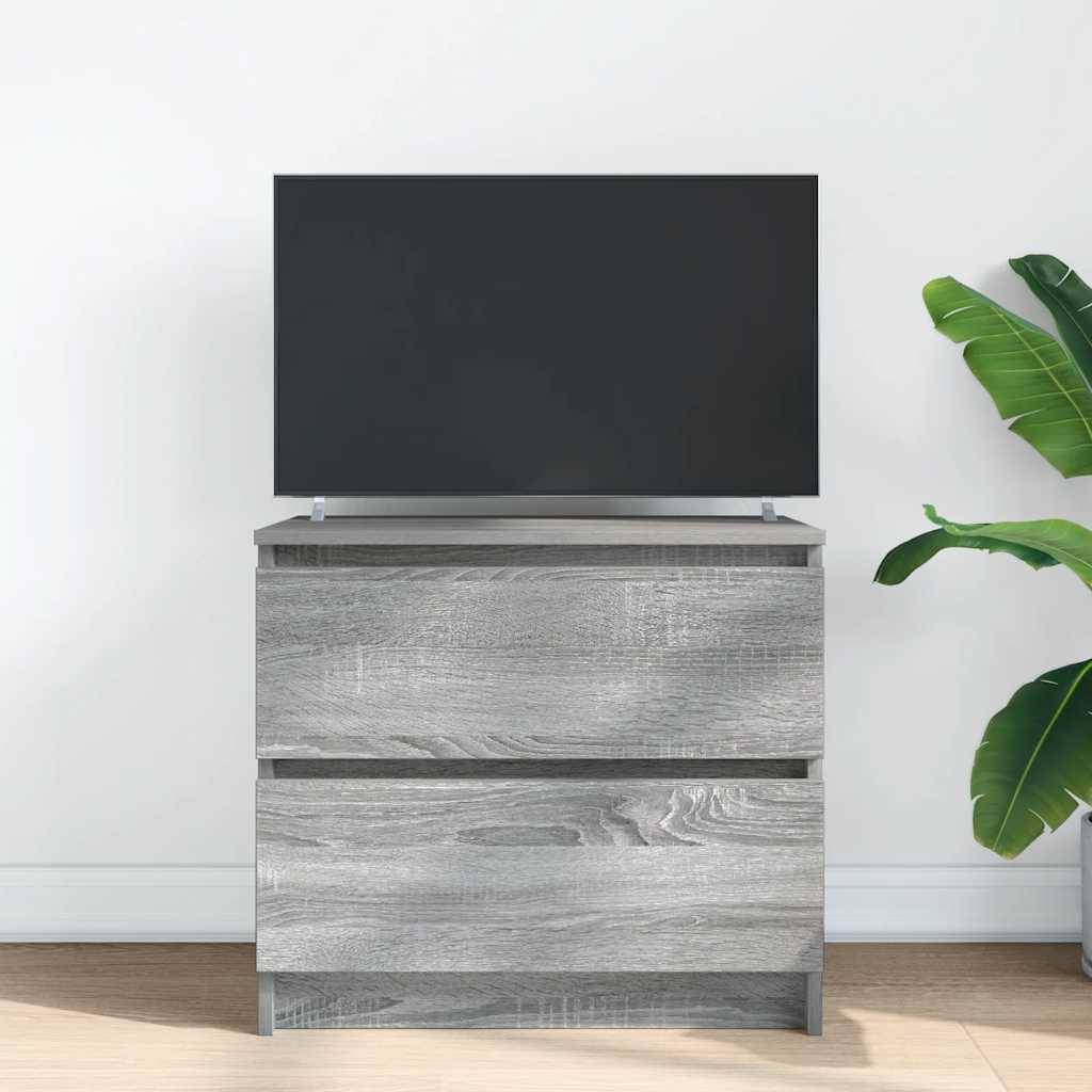vidaXL TV-Schrank Grau Sonoma 60x35x54 cm Holzwerkstoff