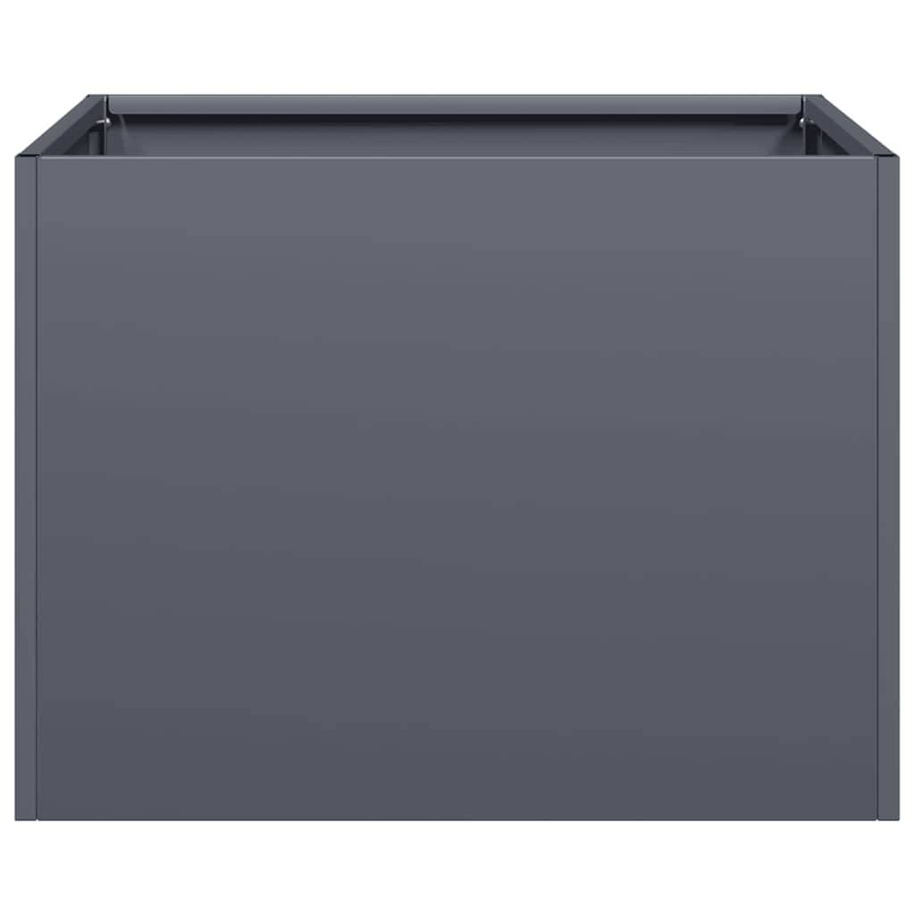 vidaXL Pflanzgefäß Anthrazit 40x40x30 cm Stahl